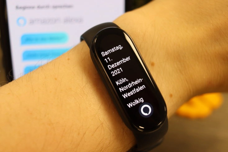 Xiaomi Mi Band 6 NFC Alexa Wetter
