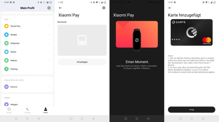 Xiaomi Mi Band 6 NFC Mi Pay hinzufuegen