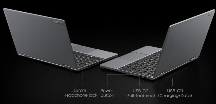 CHUWI MiniBook X Notebook Anschluesse