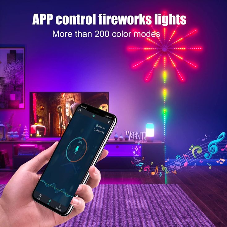 Feuerwerk LED-Streifen App-Steuerung
