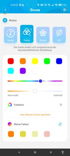 Govee Wifi LED Farbe