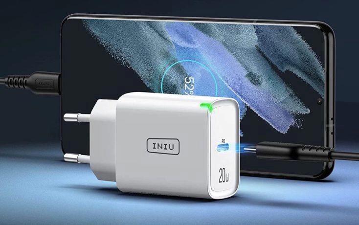 INIU 20W USB-C Ladegeraet Leistung