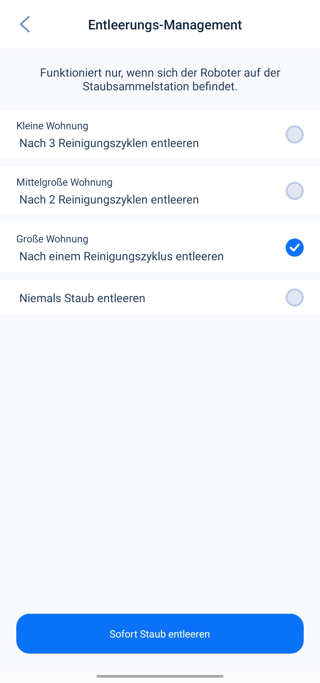 Neabot N2 Saugroboter Absaugung