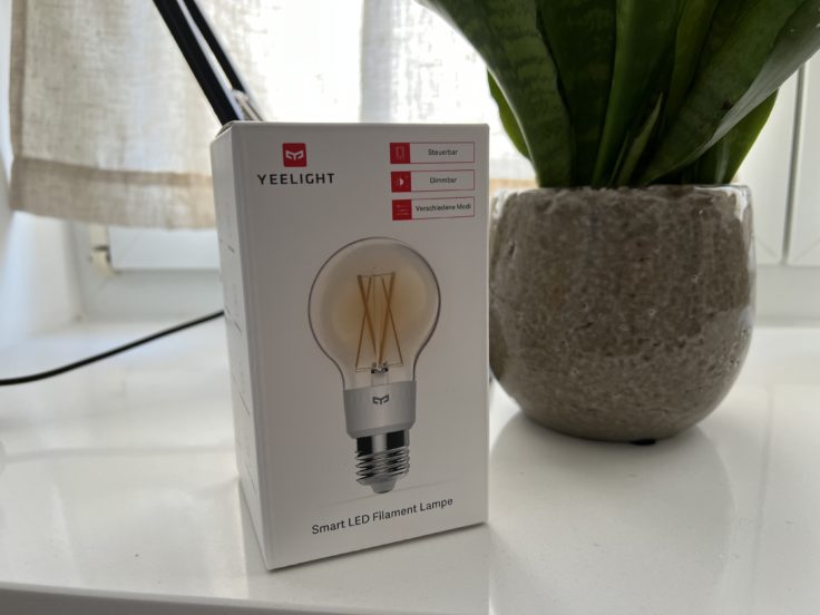 Yeelight LED Filamentlampen Verpackung