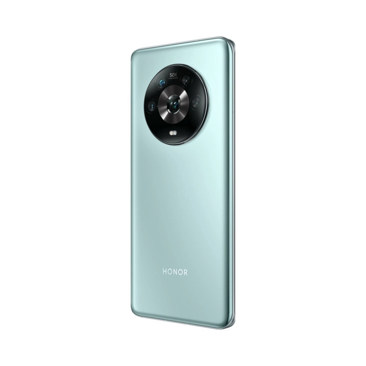 Honor Magic 4 Smartphone Rueckseite Cyan