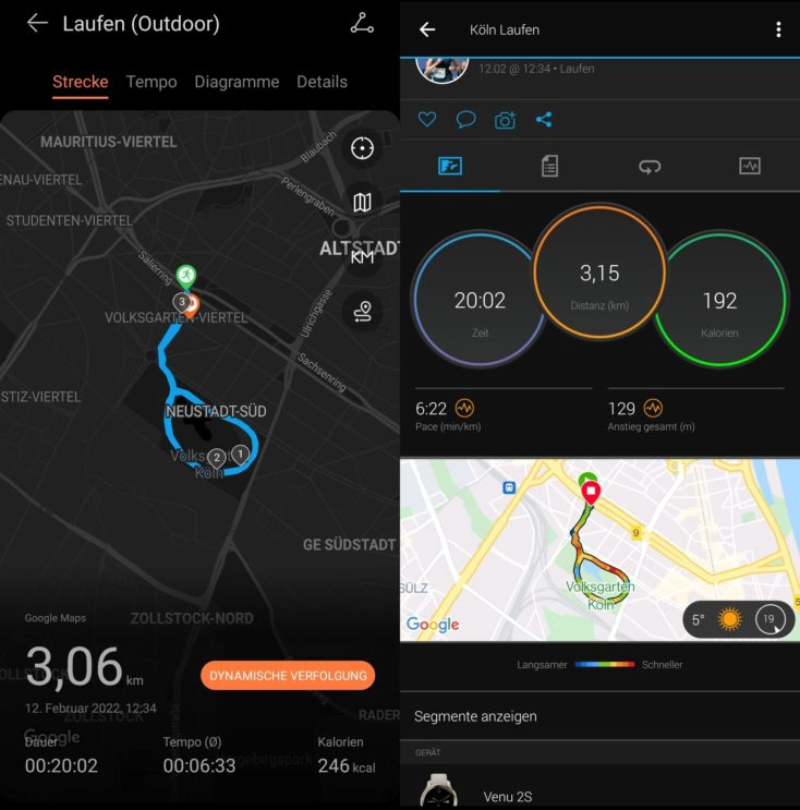 Huawei Watch GT 3 vs Garmin Venu 2