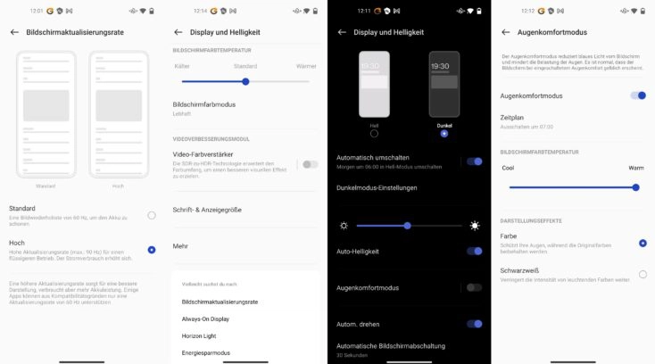 OnePlus Nord CE 2 Display Einstellungen