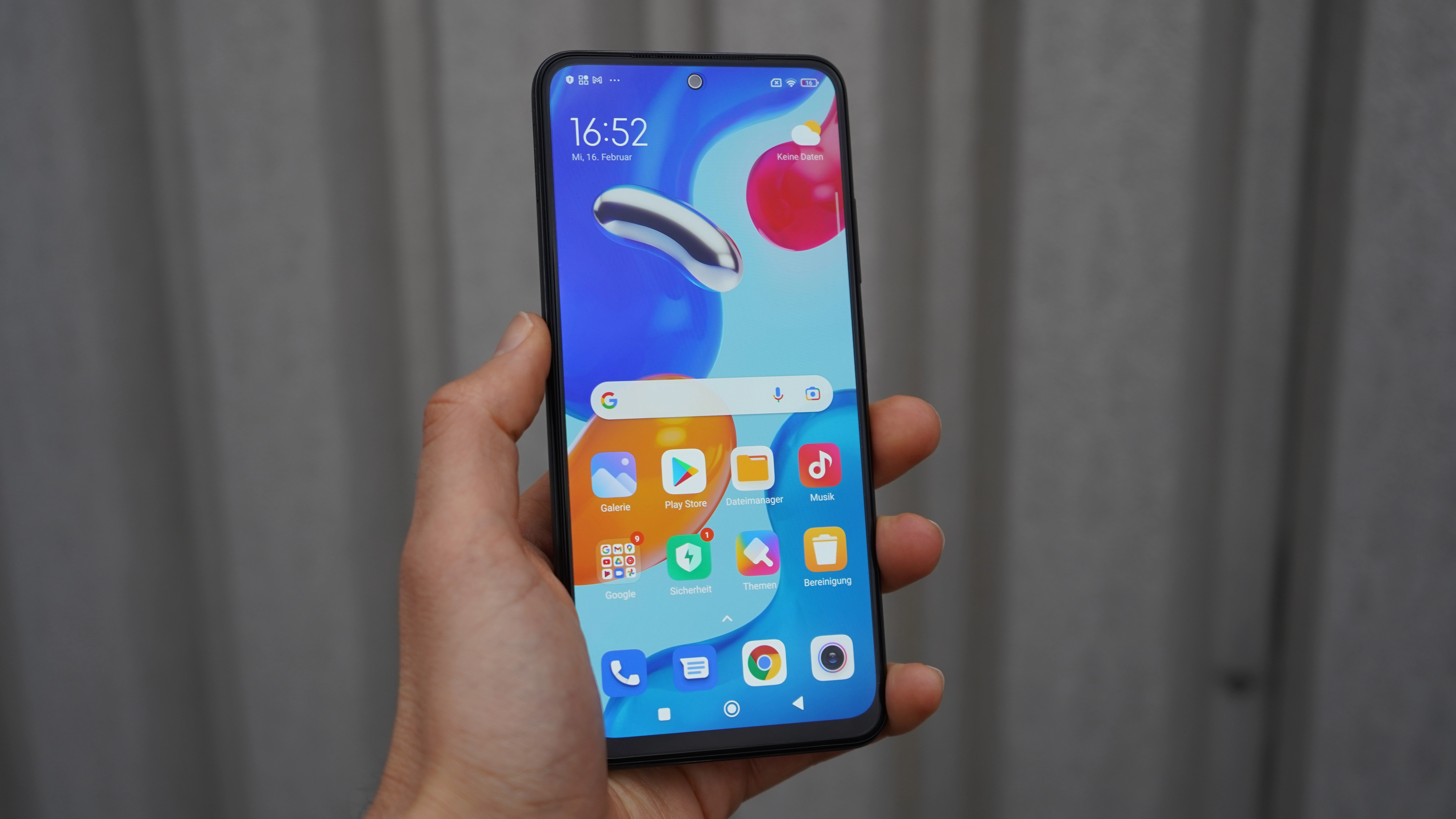 Redmi Note 11S Smartphone in Hand