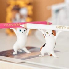 Stifthalter Katze mit Stift