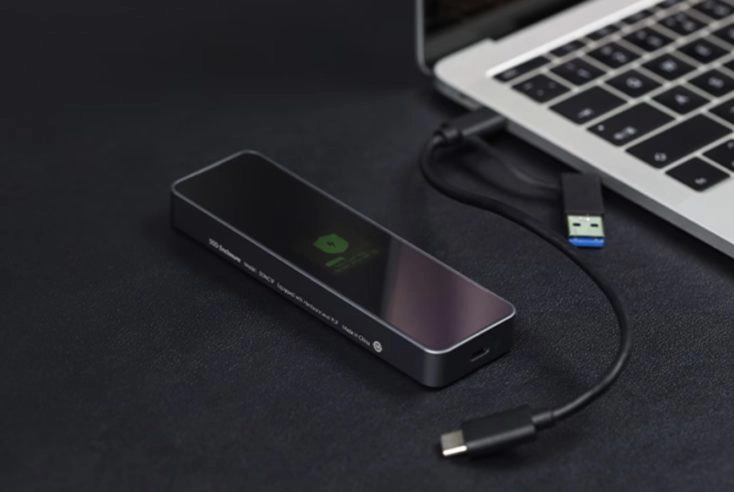 DOCKCASE Smart SSD Festplattengehaeuse USB-C