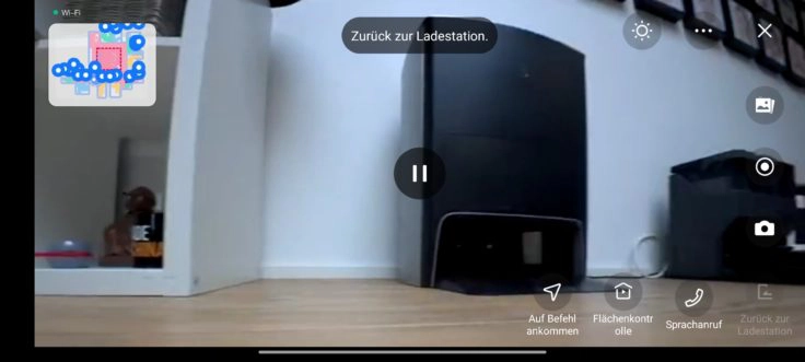 ECOVACS DEEBOT X1 OMNI Saugroboter Kamerasicht