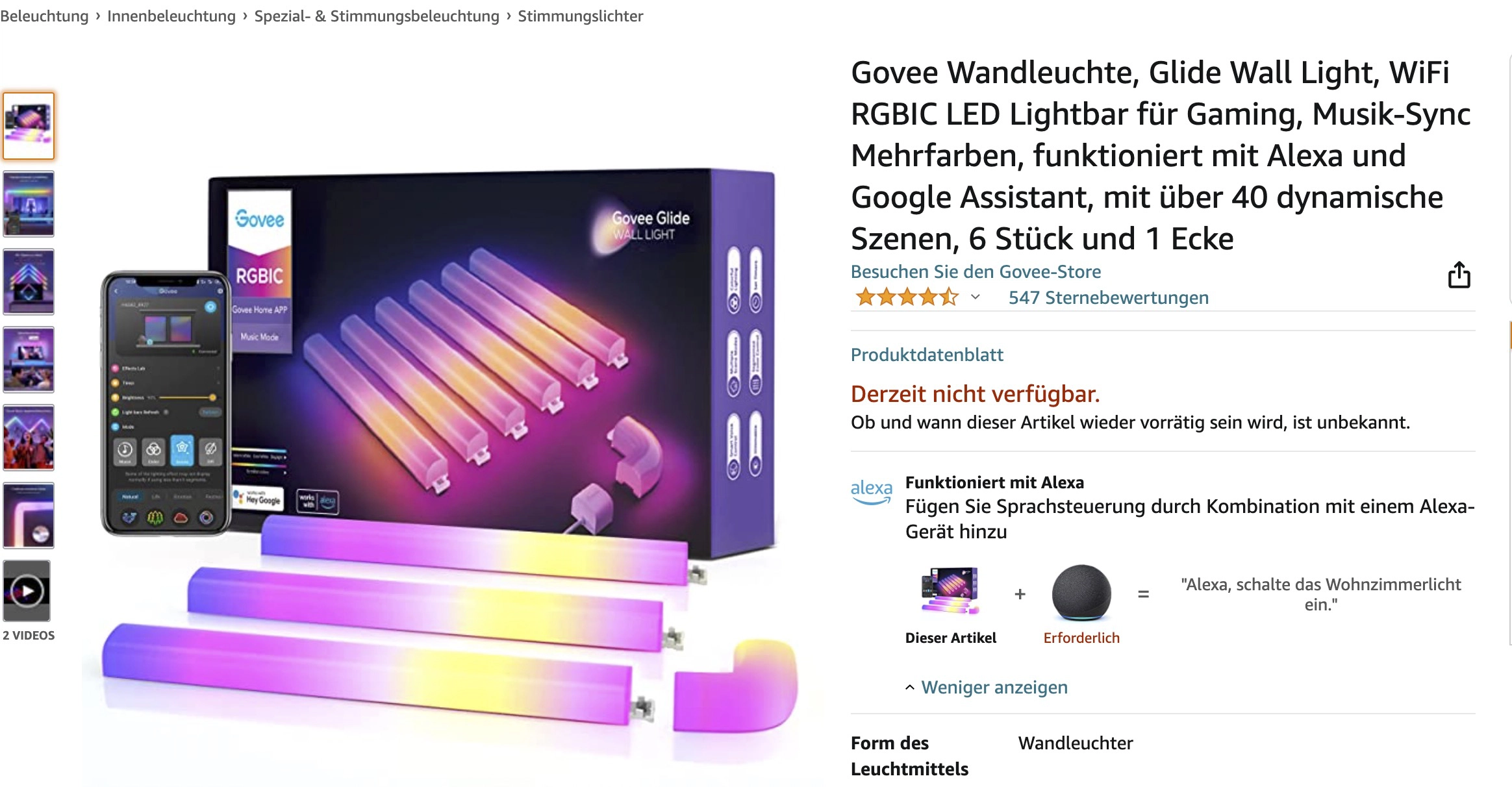 Govee: Keine Produkte mehr bei  - Verkaufsstop oder Bann?