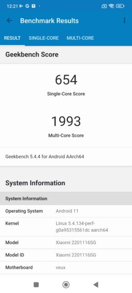 Redmi Note 11 Pro 5G Benchmark