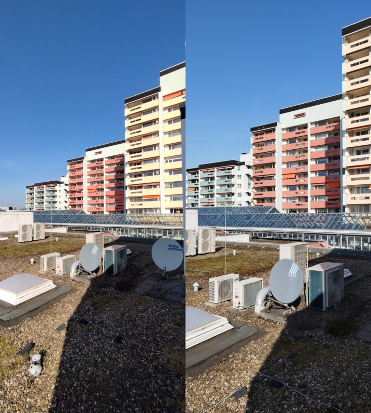 Redmi Note 11 Pro 5G Hauptkamera vs Ultraweitwinkelkamera Testfoto Vergleich