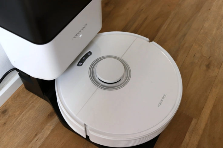 Roborock Q7 Max Saugroboter Absaugstation von oben