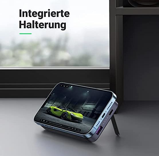 magnetische powerbank mit halterung