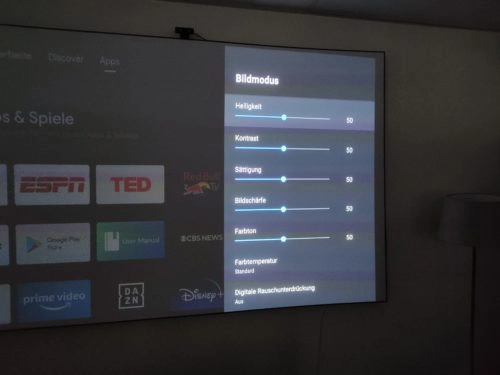 WEMAX Nova 4K Beamer Android TV Einstellungen 2