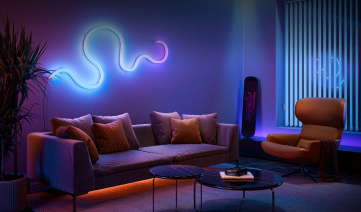 Xiaomi Ambient Light Strip an der Wand