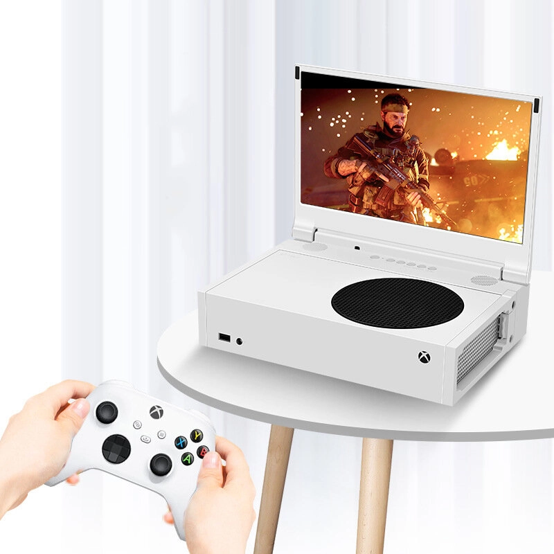 Портативный Xbox. Портативный монитор для Xbox. Монитор для Xbox Series s. Подставка Xbox Series s с монитором. Монитор для xbox series