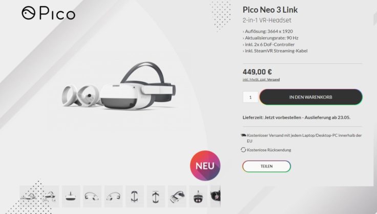 Pico Neo 3 Link Store
