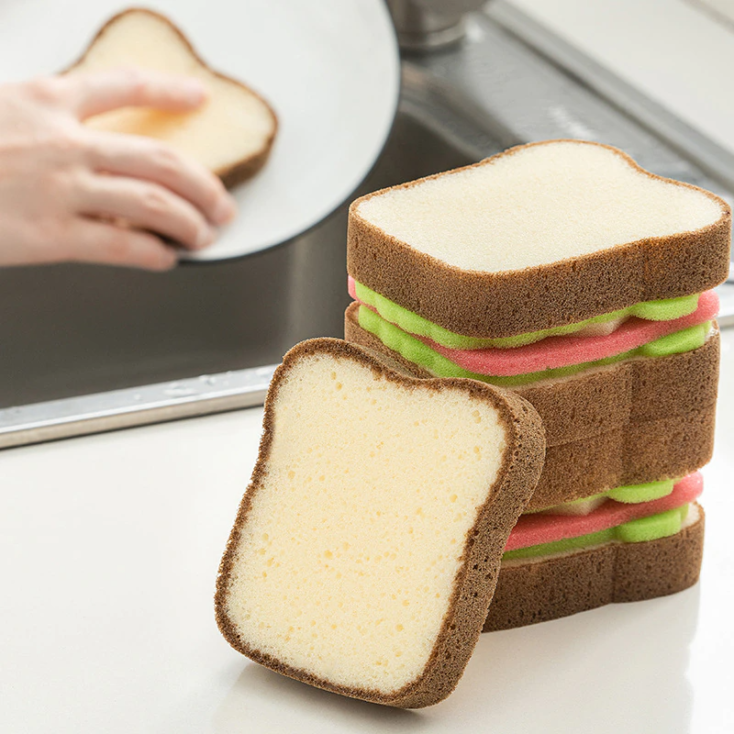 Sandwichschwamm mit Toast