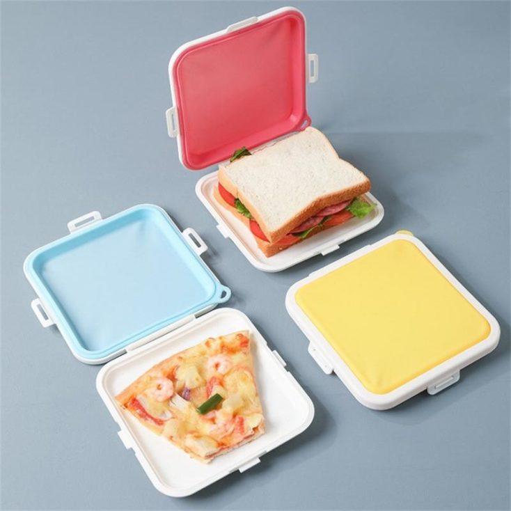 Sandwich-Box mit Silikondeckel