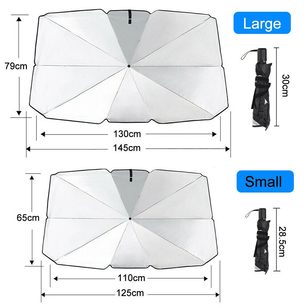 Auto Sonnenschirm,auto Frontscheibe, 145*79cm Auto Sonnenschutz