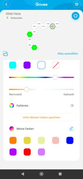 Govee Glide Govee Home App Farbe