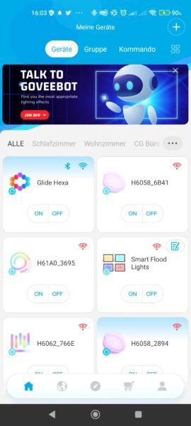 Govee Glide Govee Home App Verbinden-3