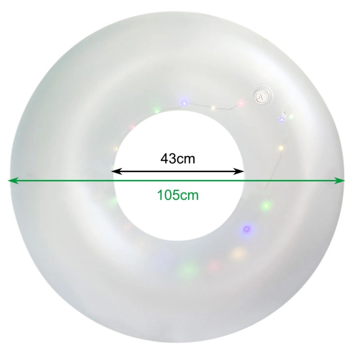 LED-Schwimmring Maße