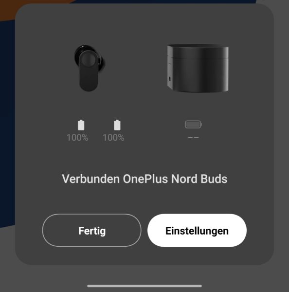 OnePlus Nord Buds Popup