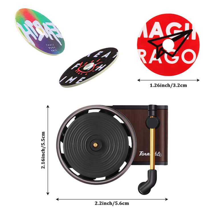 Record player air freshener dimensions