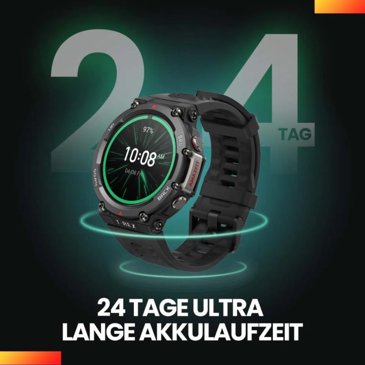 Amazfit T Rex 2 Smartwatch Akku