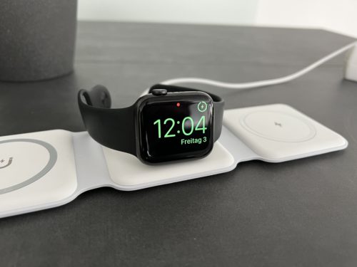 Faltbares 3 in 1 Qi Ladegeraet Apple Watch