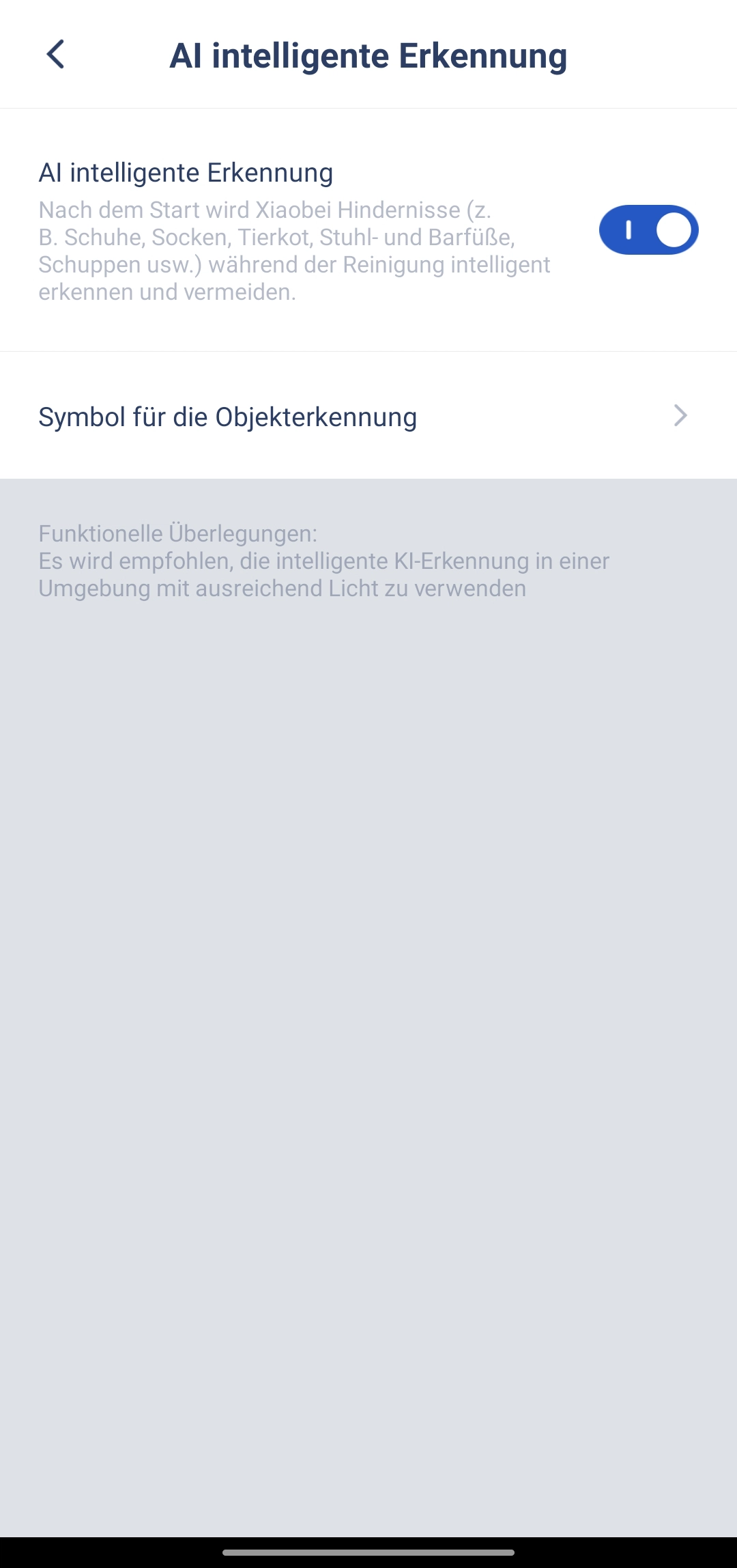 Shellbot SL60 Saugroboter AI Erkennung