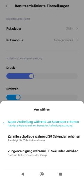 Xiaomi T700 Xiaomi Home App Zusatz Einstellungen