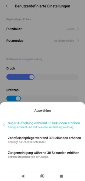 Xiaomi T700 Xiaomi Home App Zusatz Einstellungen