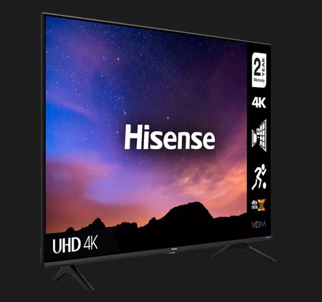 Hisense 43A6CG von der Seite