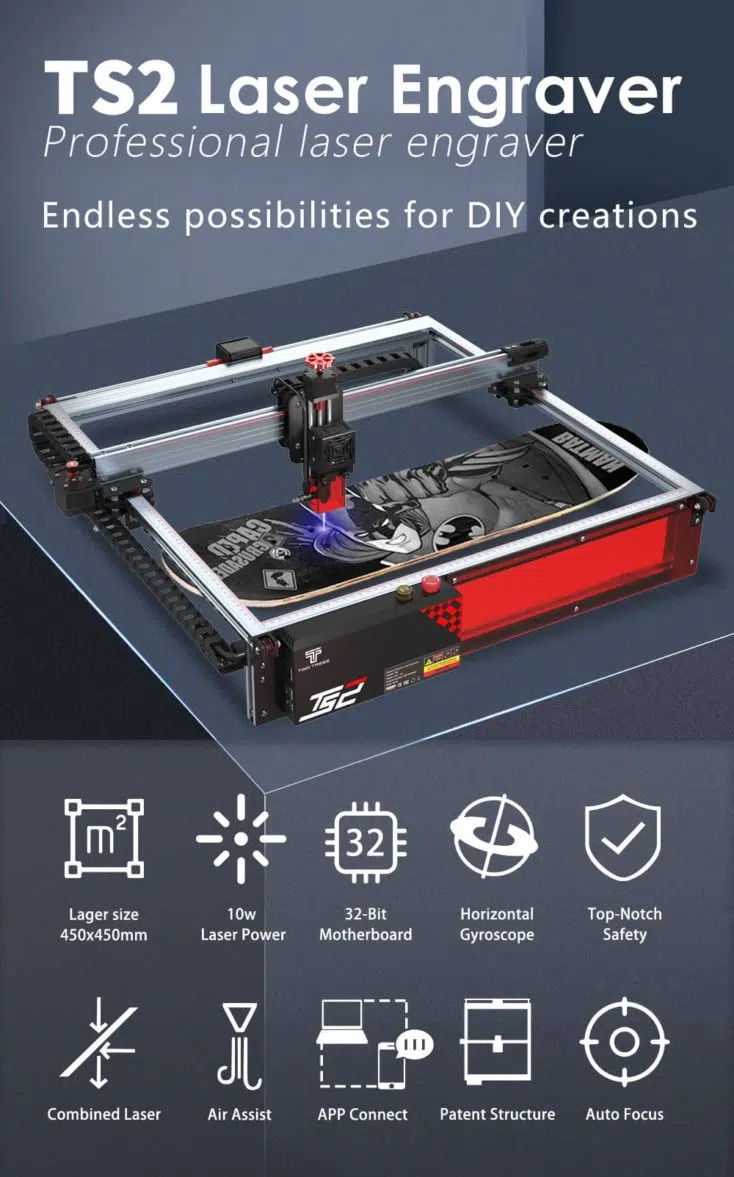 TwoTrees LS2 Laser-Engraver Deatils