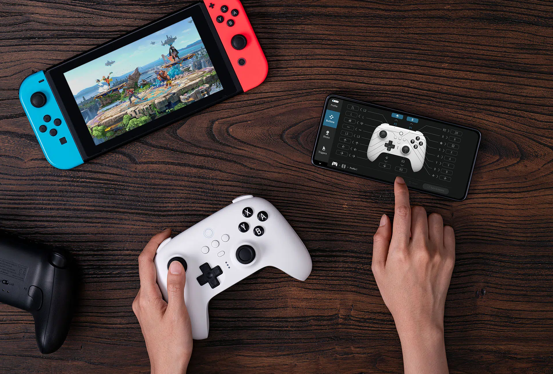 8BitDo Ultimate Controller (mit Charging-Dock) für Switch und PC