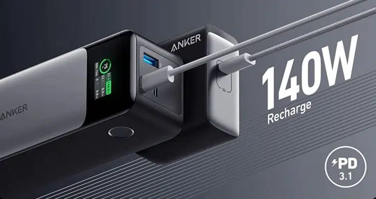 Anker 737 Powerbank Ports