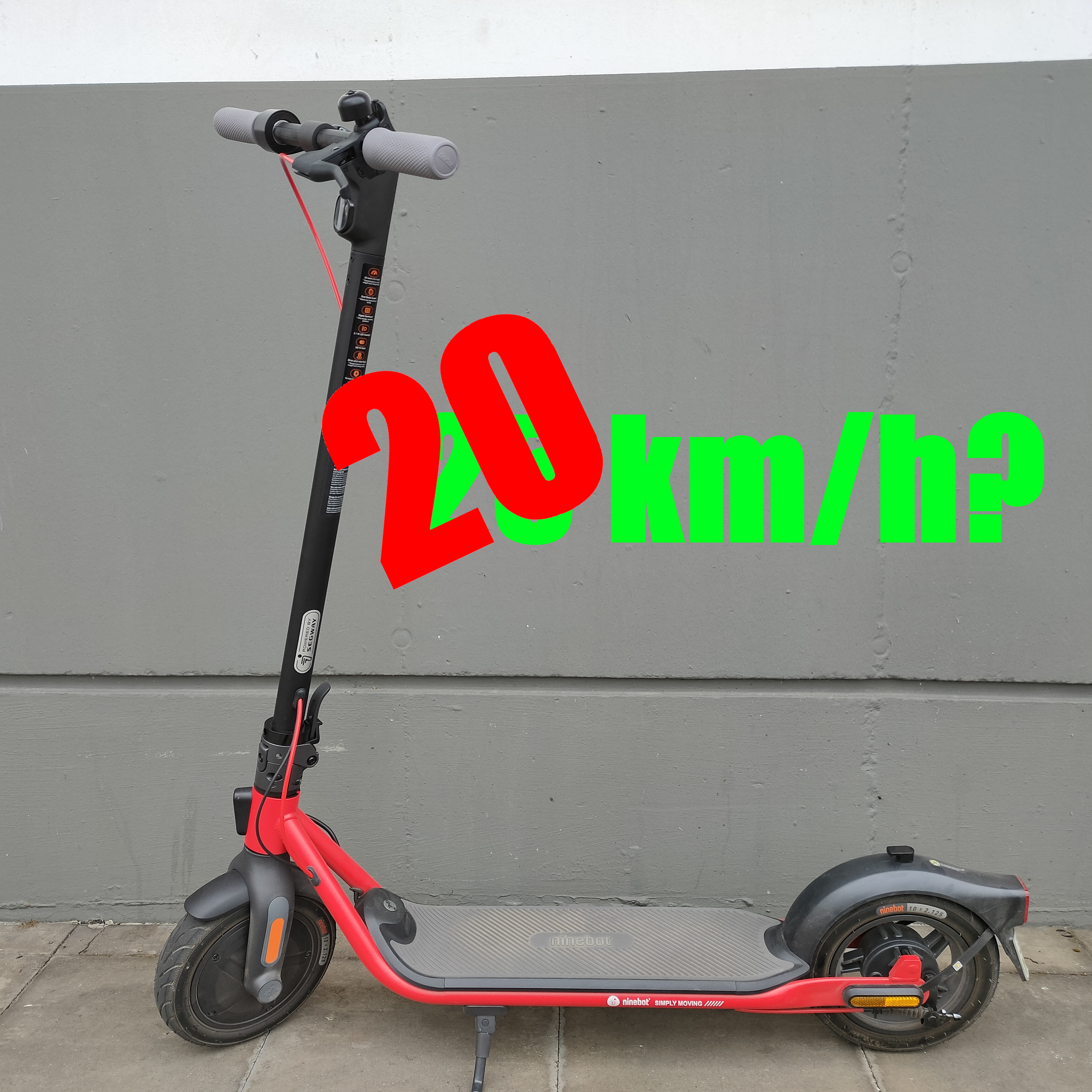 E-Scooter dürfen in Deutschland nur 20 km/h fahren – und das ist gut so!