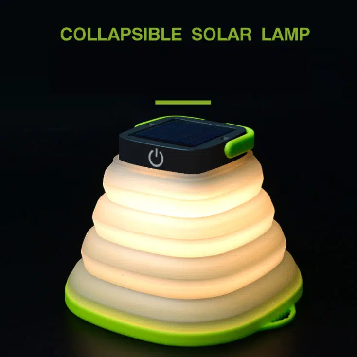 faltbare Solarlampe