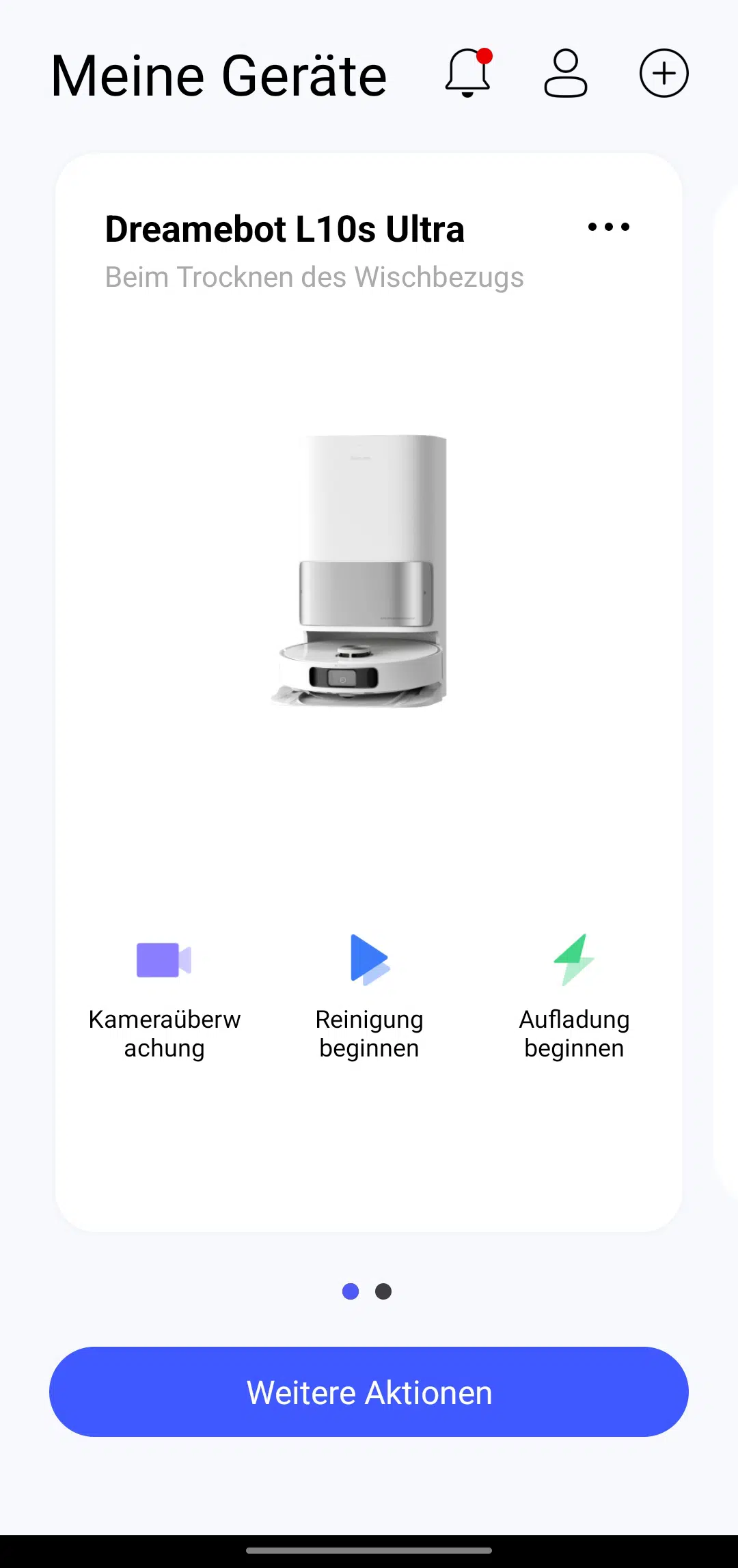 Dreame L10s Ultra Saugroboter App Home