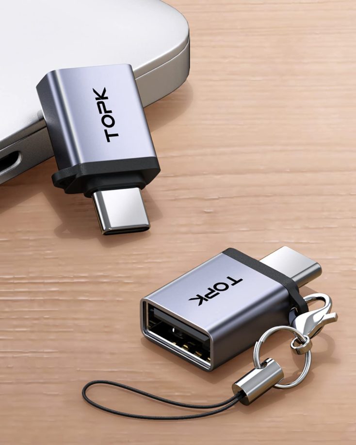 TOPK USB C auf USB A Adapter Doppelpack