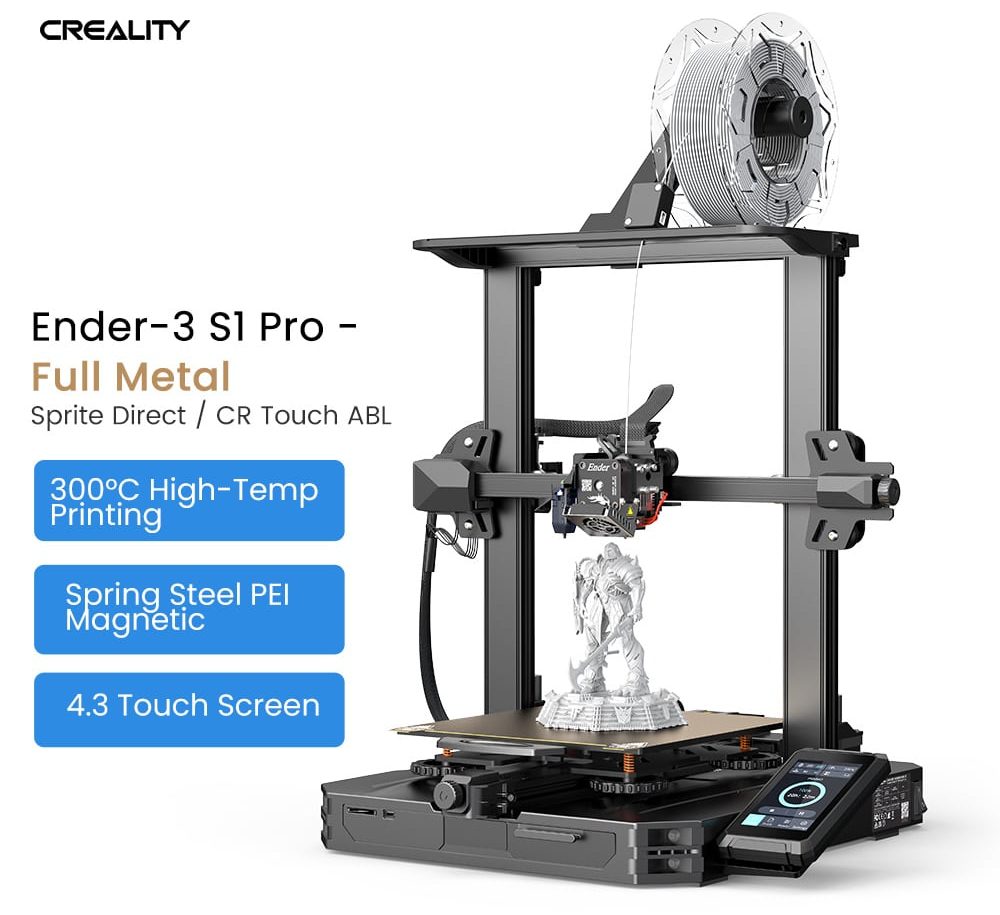 Leser-Test: Creality Ender 3 S1 | Ender-3 S1 Pro für 199€
