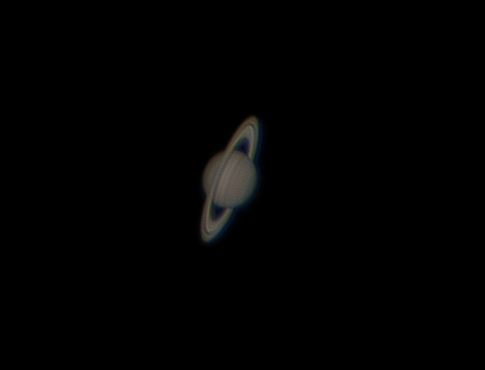 Mirrosky Teleskop Aufnahme Saturn