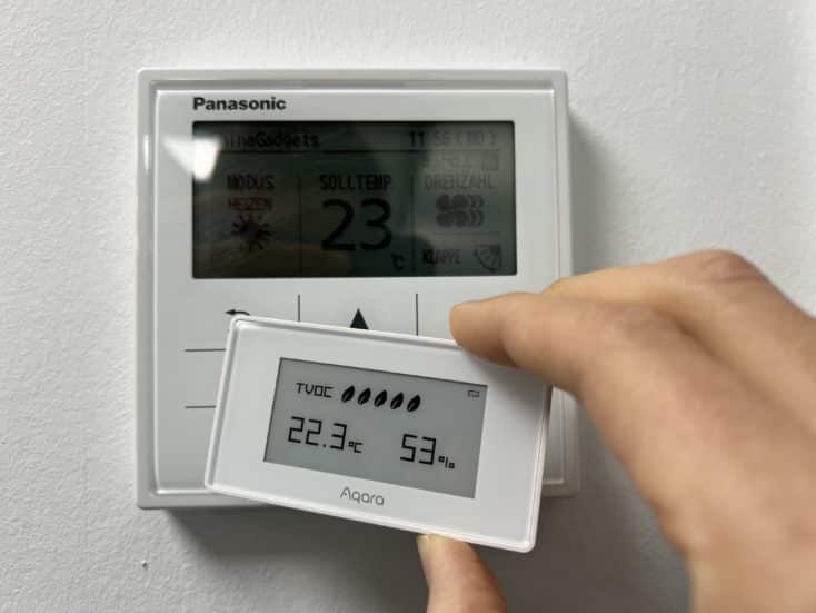 Aqara TVOC Monitor vs Klimaanlage