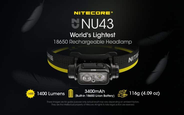 Nitecore NU 43 Stirnlampe
