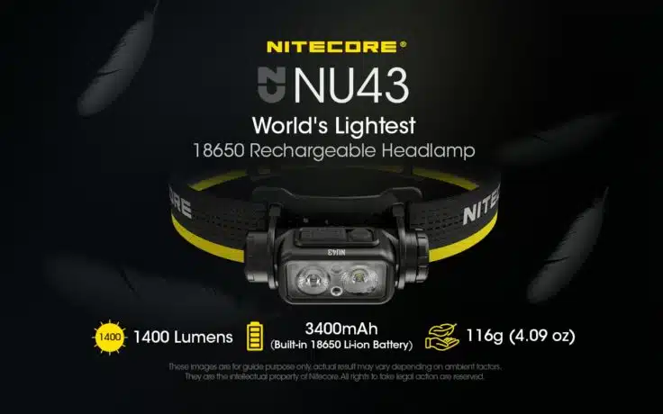 Nitecore NU 43 Stirnlampe